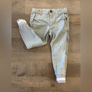 Janie and Jack Light Tan Kids Joggers